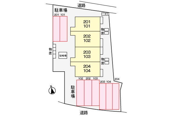 駐車場 キャンディータフトＳ