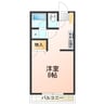 クックデュオ 1Rの間取り