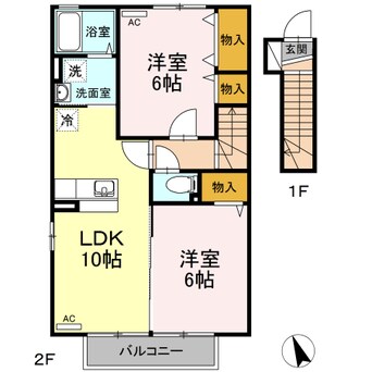 間取図 レーブフレシール