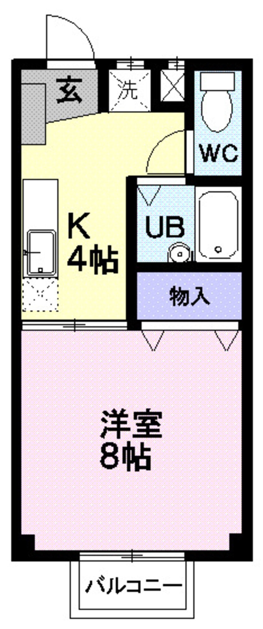 間取図 オランダ村　Ｇ棟
