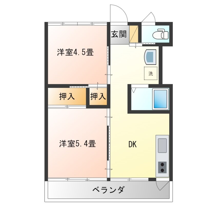 間取図 コンフォールHARA