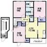 さくらヶ丘Ａ 3LDKの間取り