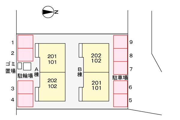 駐車場 オルテンシア　Ａ