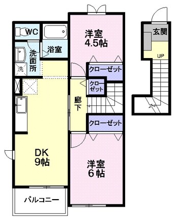 間取図 オルテンシア　Ｂ