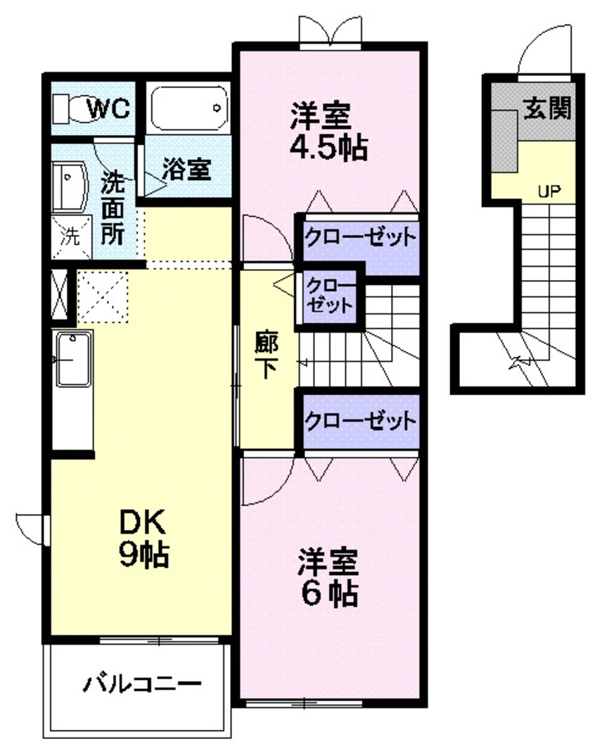 間取図 オルテンシア　Ｂ