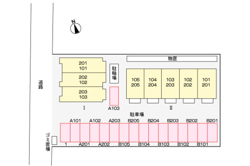 駐車場 アン・フルールⅠ