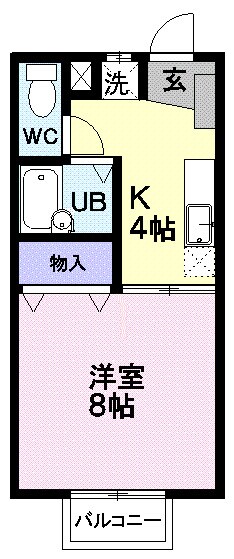 間取り図 奥羽本線・山形線/さくらんぼ東根駅 徒歩13分 1階 築23年