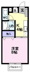 奥羽本線・山形線/さくらんぼ東根駅 徒歩13分 1階 築23年 1Kの間取り