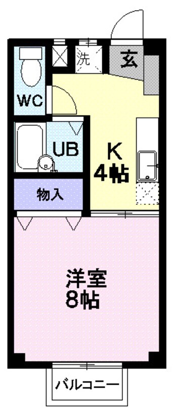 間取図 奥羽本線・山形線/さくらんぼ東根駅 徒歩13分 2階 築23年