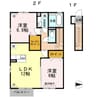 ALFORT・Ⅱ Ａ 2LDKの間取り