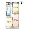 NoblePark嶋（ノーブルパーク嶋） 2LDKの間取り