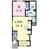 ル　ソレイユ 1LDKの間取り