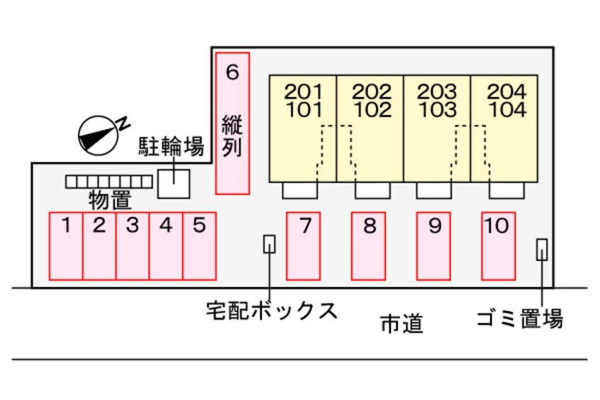 駐車場 ル　ソレイユ