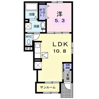 間取図 ル　ソレイユ