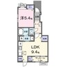 フォレストヴィラⅡ 1LDKの間取り