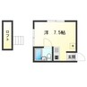 アウルハウス 1Rの間取り