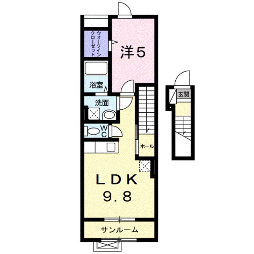 間取図 アスペンベールＦ