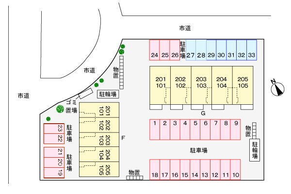 駐車場 アスペンベールＦ