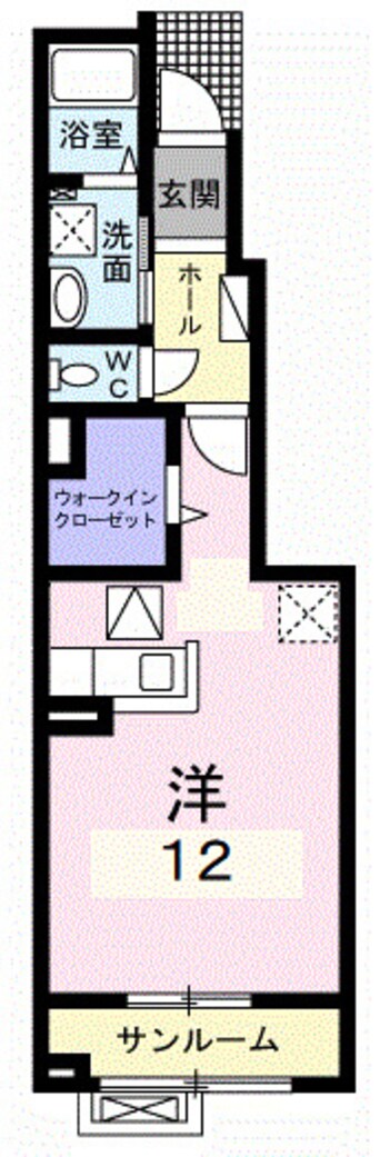 間取図 カーサ　ハルディン　ラグーナ