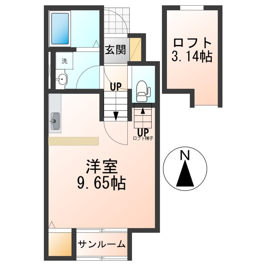 間取図 Orca Ⅱ