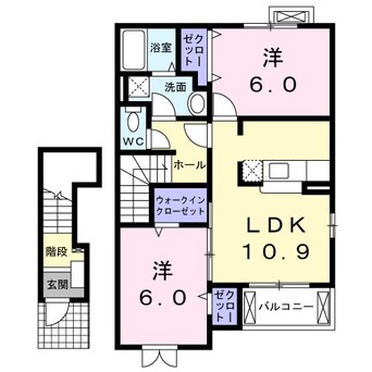 間取図 ソール・オリエンスＣ