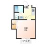 ラムセスＡユニ 1Kの間取り