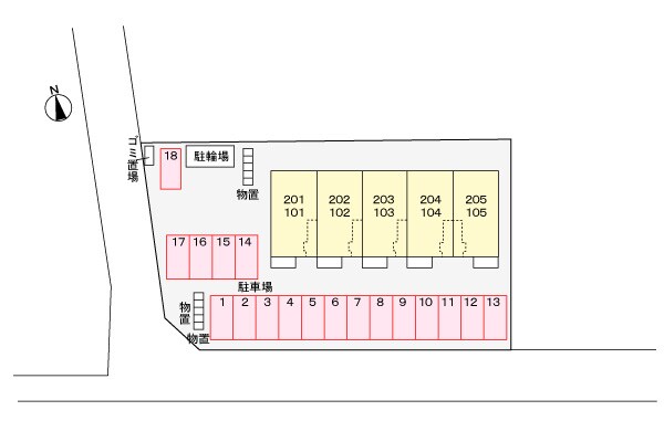 駐車場 エヌ・ワイ　プロムナード