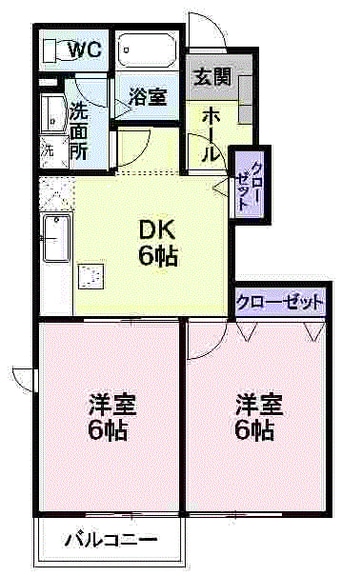 間取図 リッチオークヒルズ　Ｃ