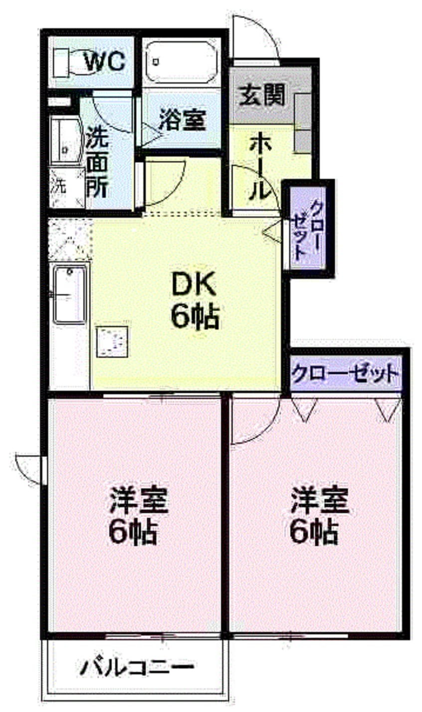 間取図 リッチオークヒルズ　Ｃ