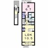 アーバンエイト 1LDKの間取り
