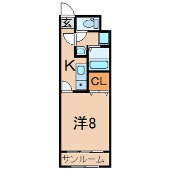 間取図 クレールV