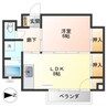 ラ・ベール 1LDKの間取り