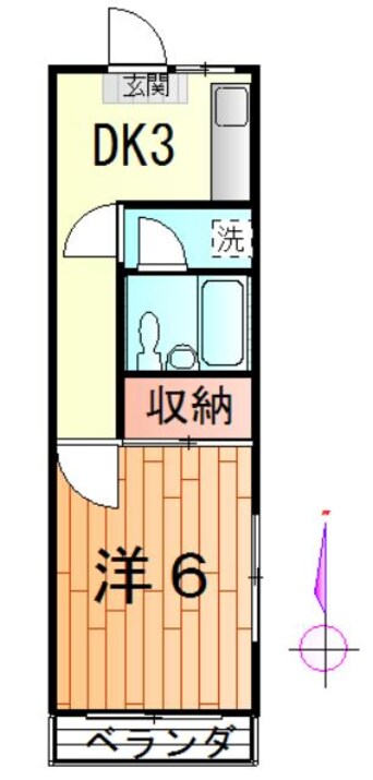 間取図 シティハウス水井