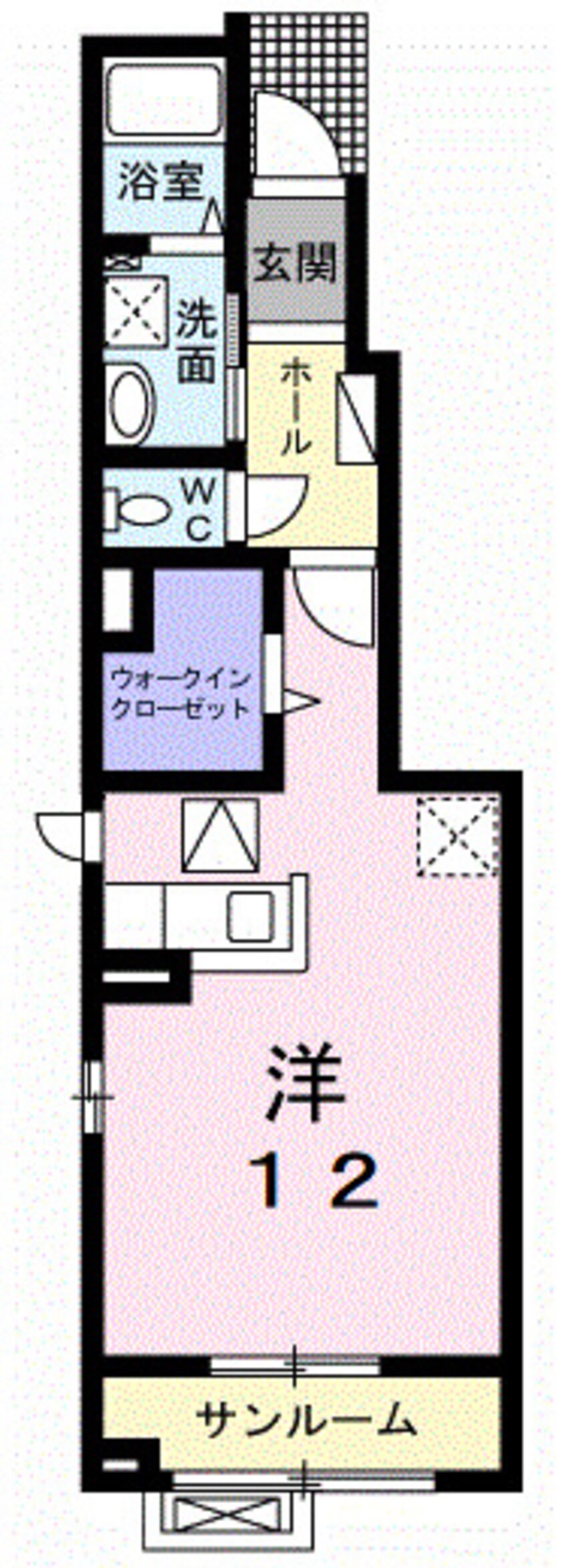 間取図 カーサ　ハルディン　ラグーナ