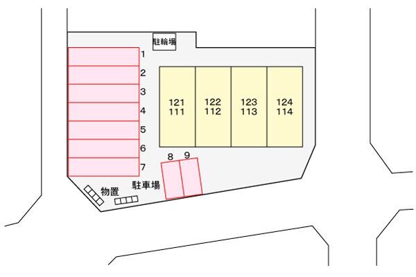 駐車場 奥羽本線・山形線/さくらんぼ東根駅 徒歩23分 2階 築17年