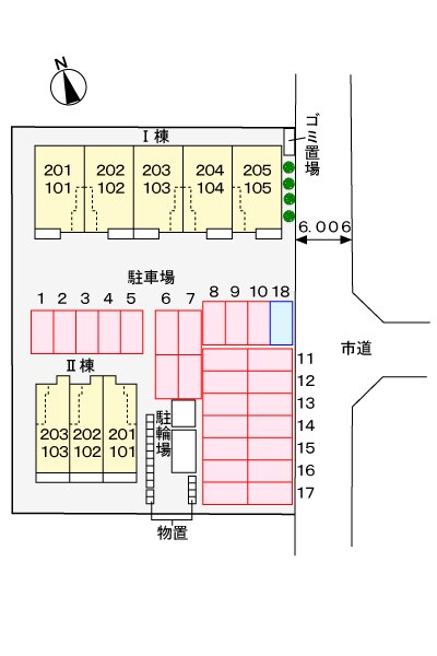 駐車場 アンジュフランⅠ