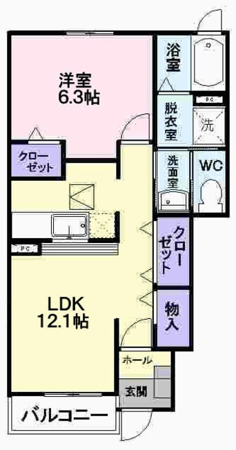 間取図 ボニ－トＡ