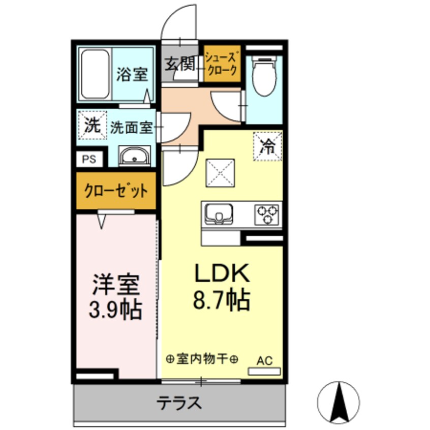 間取図 メゾン新山