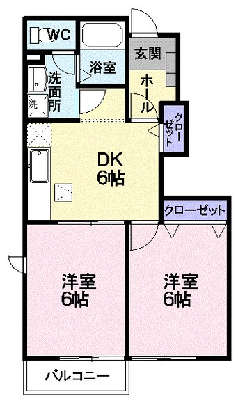 間取図 オルテンシア　Ｂ