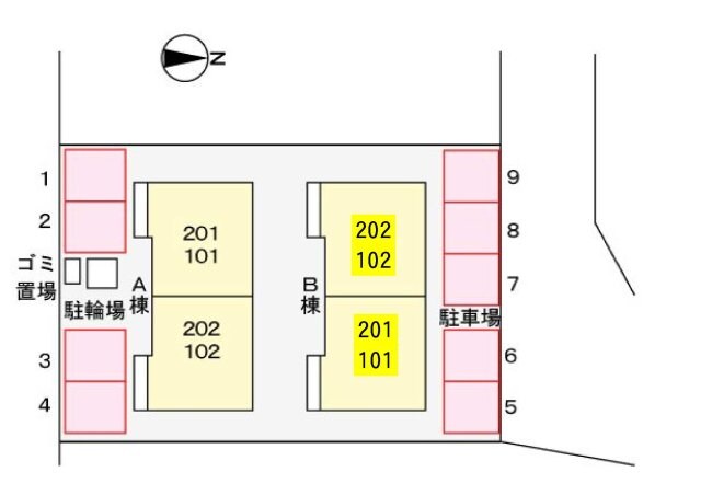 駐車場 オルテンシア　Ｂ