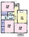 南小畑１丁目戸建住宅（０１０００６２０１） 3DKの間取り