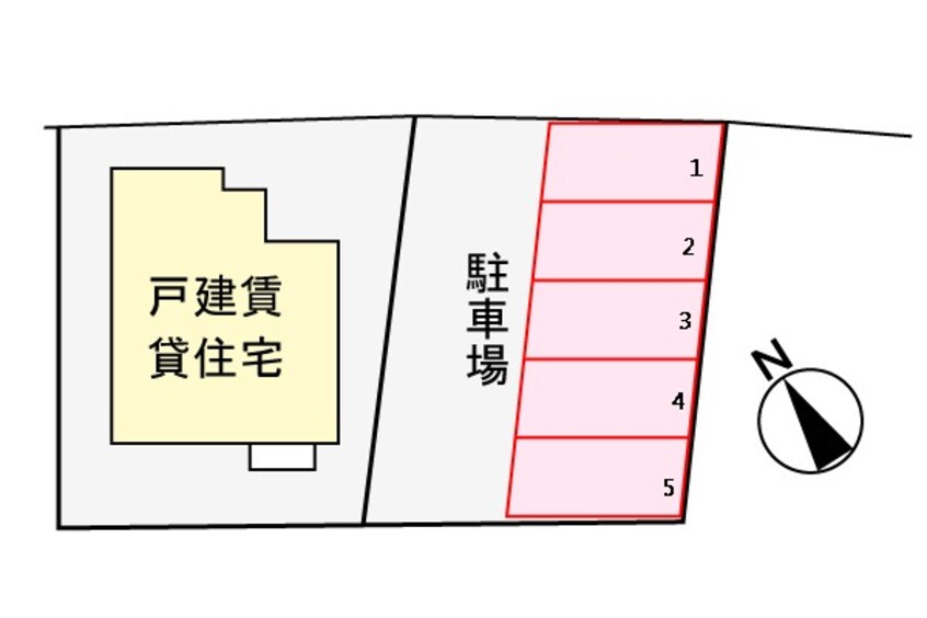 駐車場 南小畑１丁目戸建住宅（０１０００６２０１）