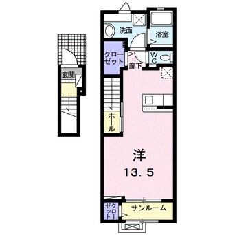 間取図 リズブラン　モーム