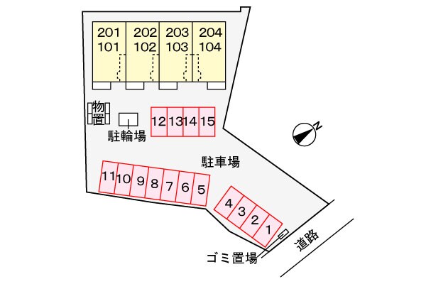駐車場 シャイン