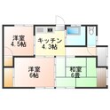 山形市南原町1丁目7-5貸家の間取図