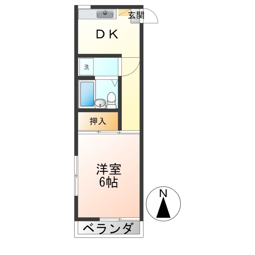 間取図 シティハウス水井