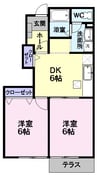 リファインド 2DKの間取り