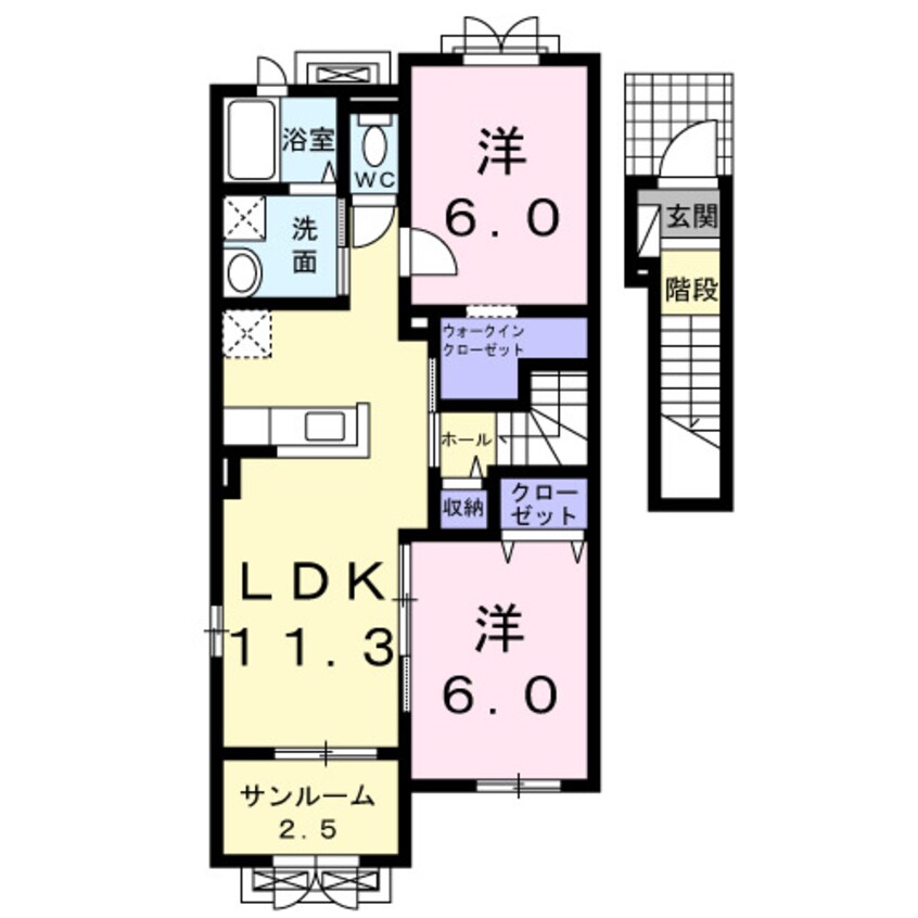 間取図 ラ・アーラボア