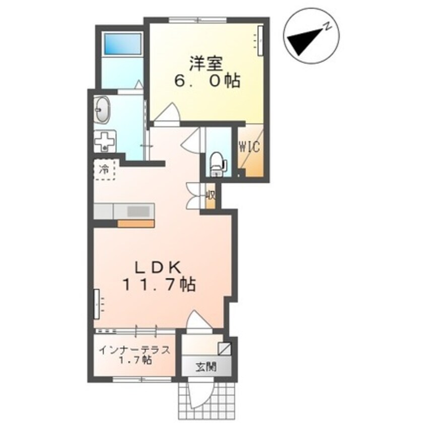 間取図 サンライズ東根