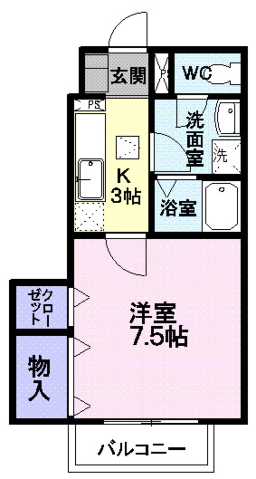 間取図 リトル　マーシュ　Ⅰ